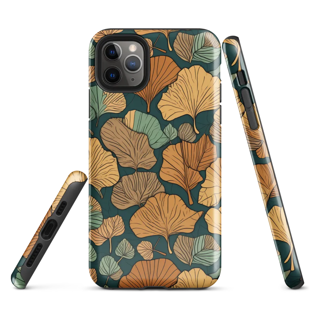 Ginkgo Noir on Tough Case for iPhone® — Front