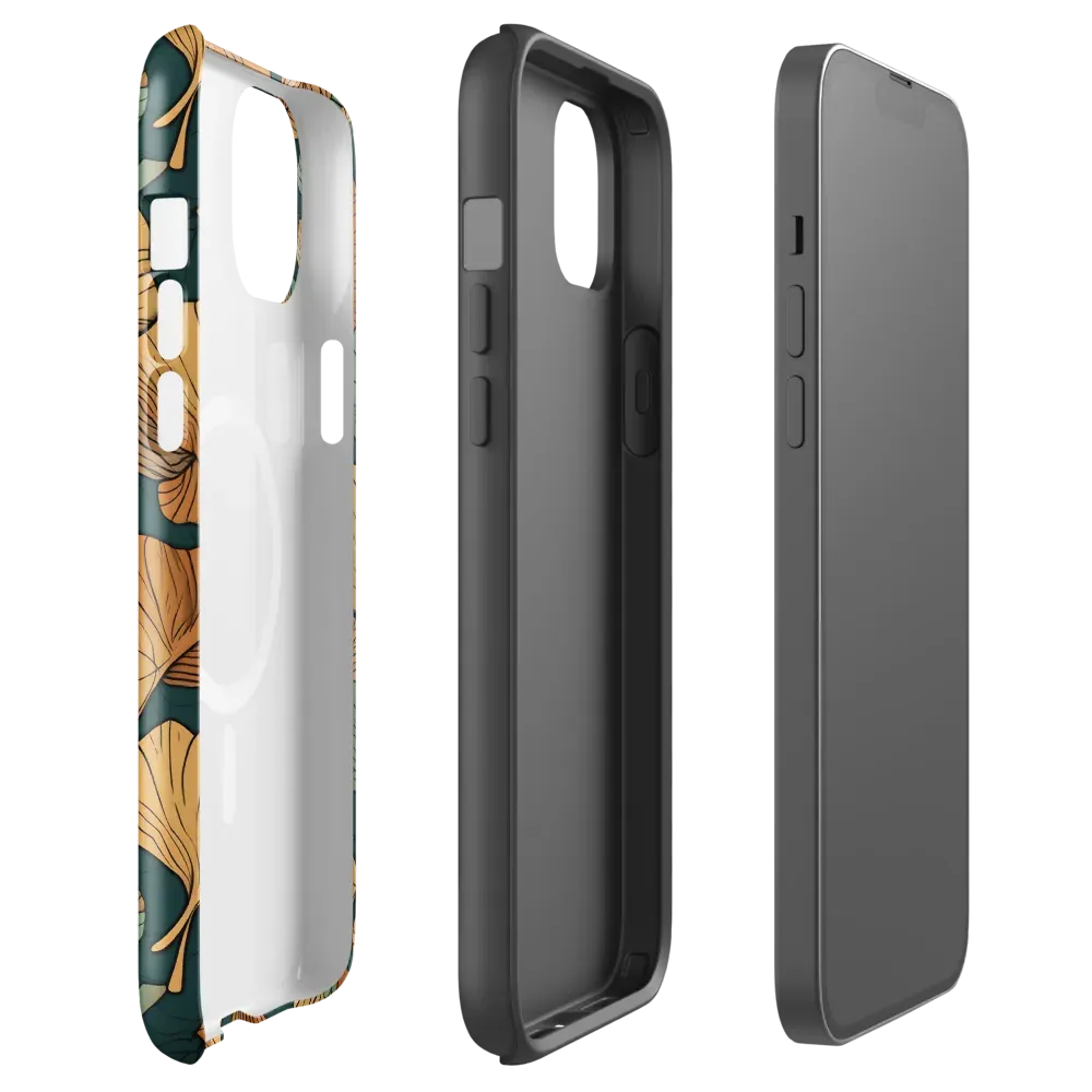 Ginkgo Noir on MagSafe Tough Case for iPhone® — Front