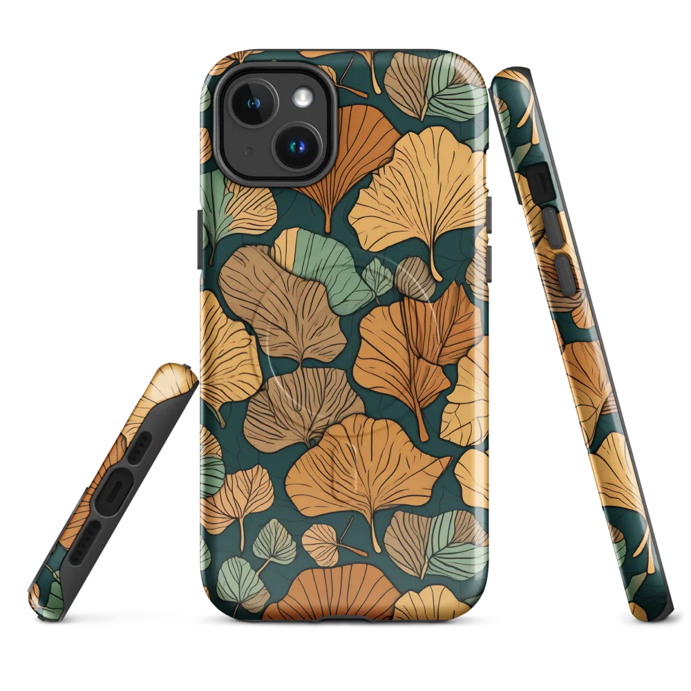 Ginkgo Noir on MagSafe Tough Case for iPhone® — Front