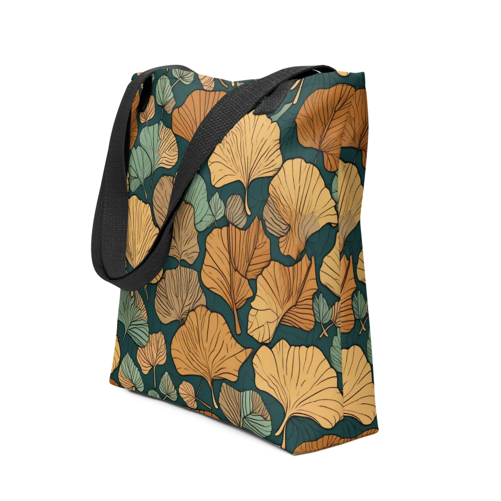Ginkgo Noir on Tote Bag — Front
