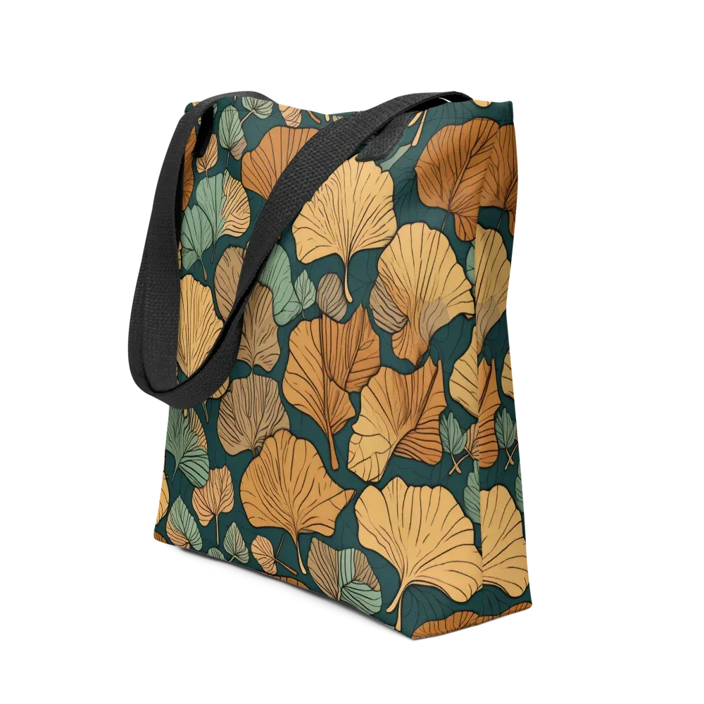 Ginkgo Noir on Tote Bag — Front