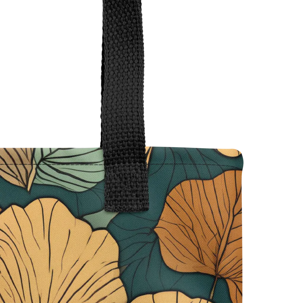 Ginkgo Noir on Tote Bag — Product details