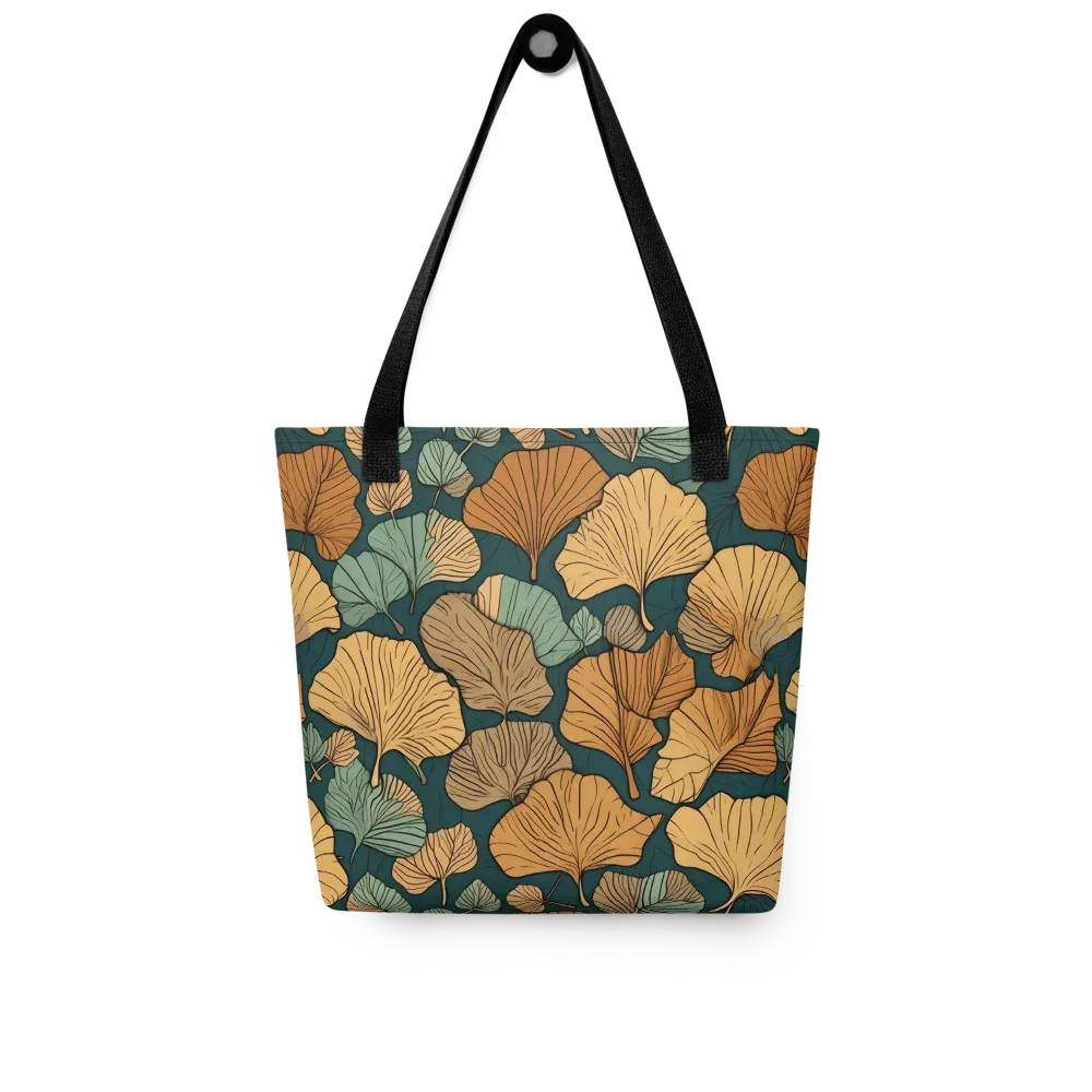 Ginkgo Noir on Tote Bag — Front