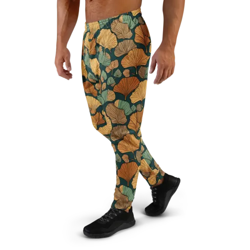 Ginkgo Noir on a Men's Joggers