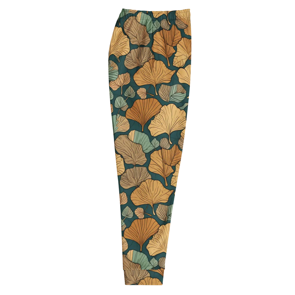 Ginkgo Noir on Men's Joggers — Right