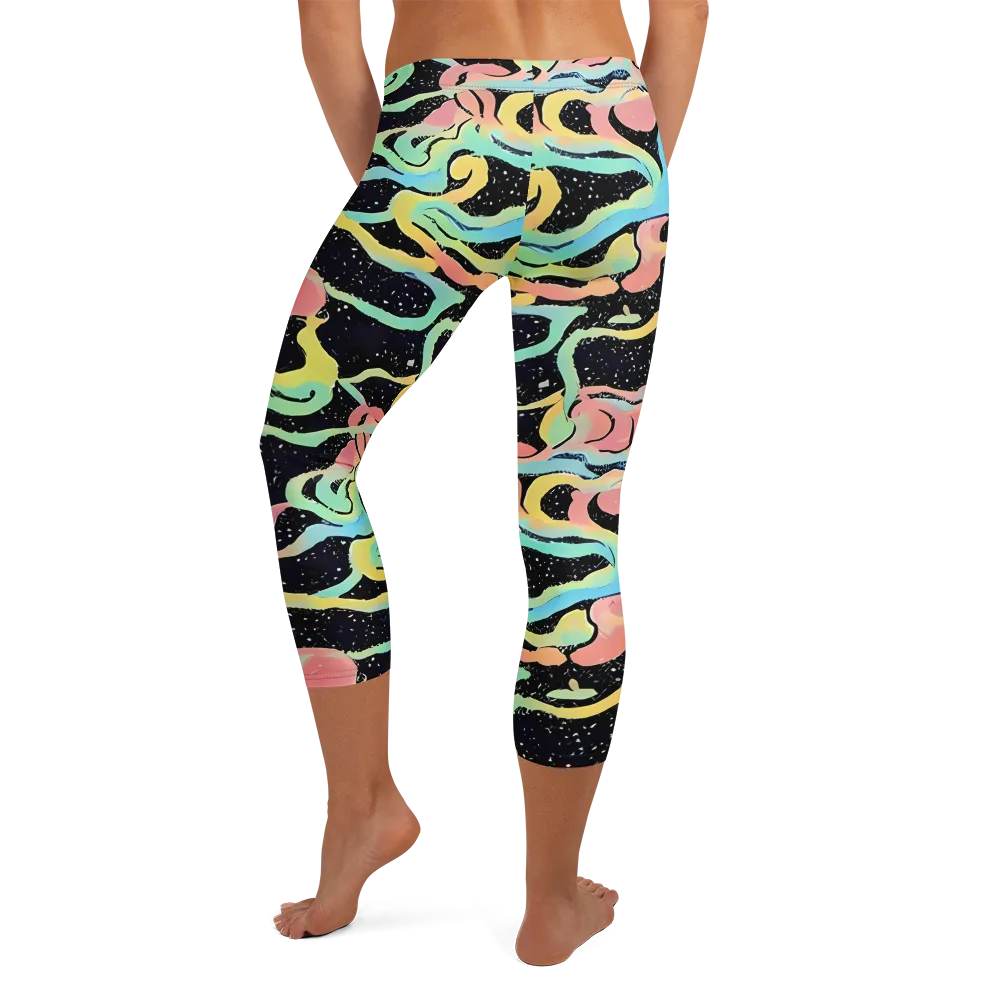 Mcguire Wavelength on Capri Leggings — Back