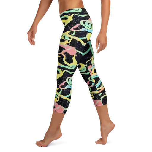 Mcguire Wavelength on a Capri Leggings