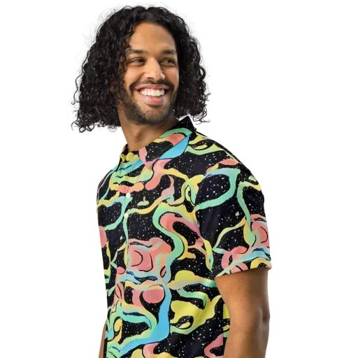 Mcguire Wavelength on a Men's Slim Fit Polo Shirt