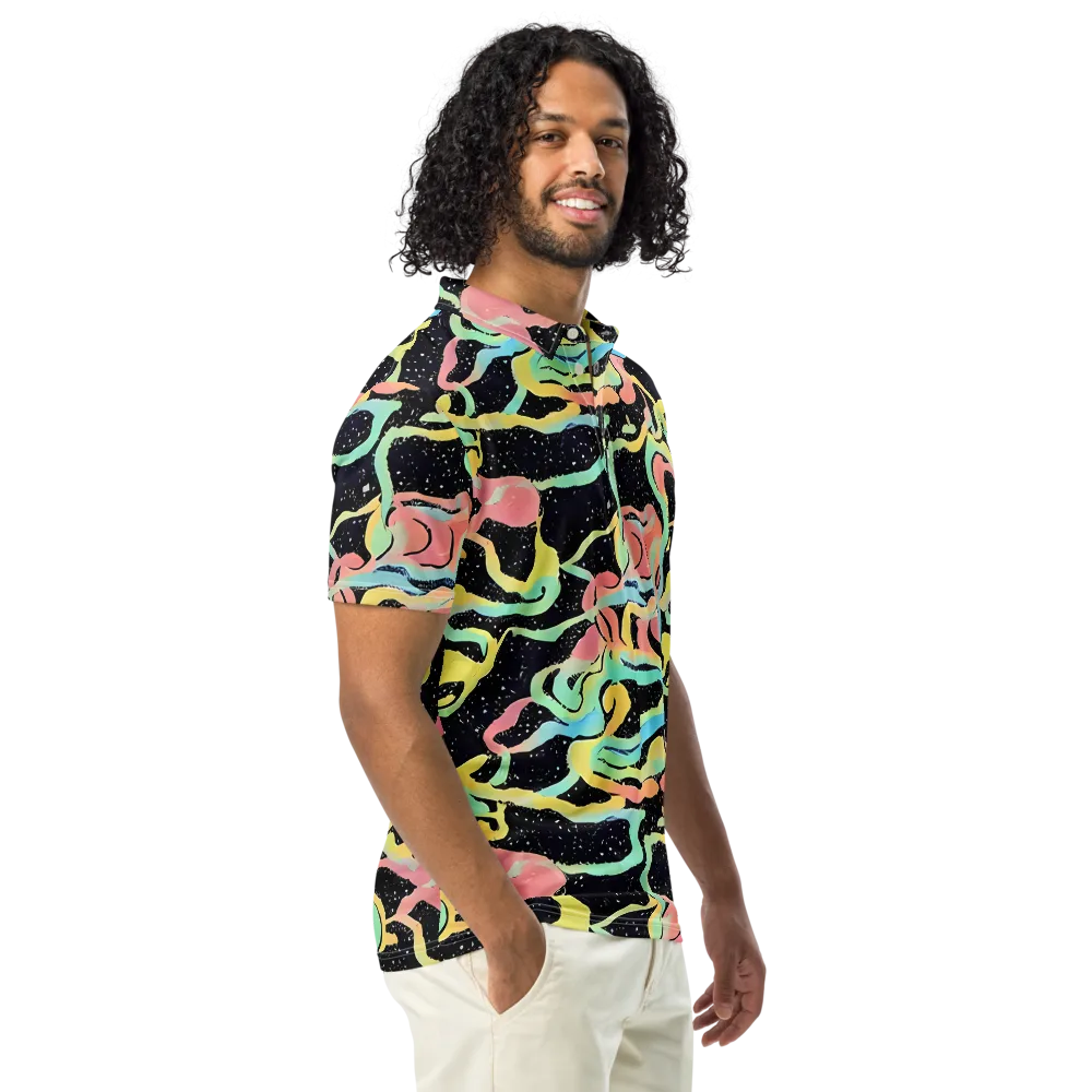 Mcguire Wavelength on Men's Slim Fit Polo Shirt — Right Front