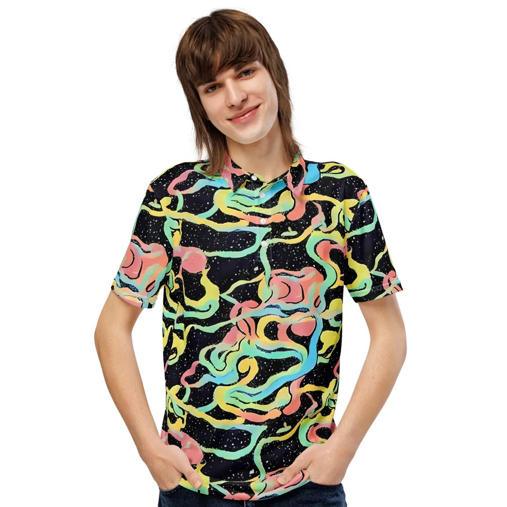 Mcguire Wavelength on Men's Slim Fit Polo Shirt — Front