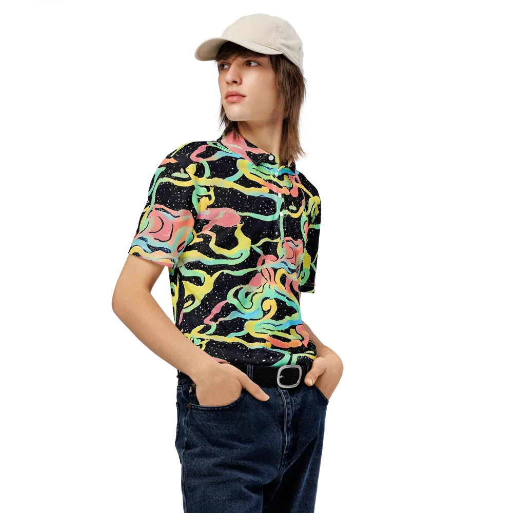Mcguire Wavelength on Men's Slim Fit Polo Shirt — Right Front