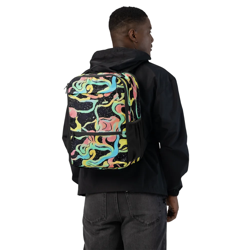 Mcguire Wavelength on Utility Backpack — Back