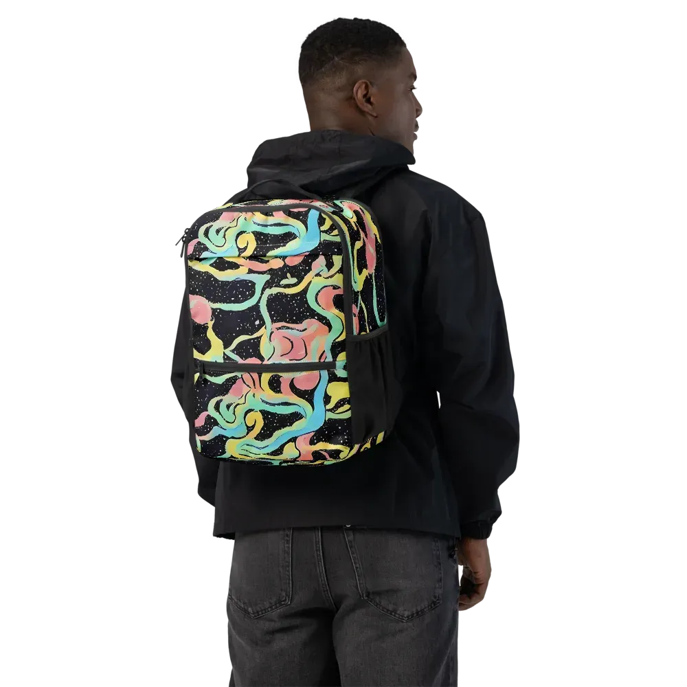 Mcguire Wavelength on Utility Backpack — Back