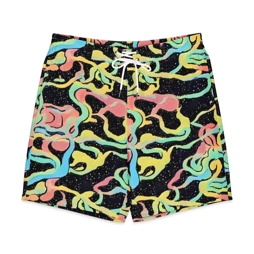 Mcguire Wavelength on Men's Board Shorts — Front