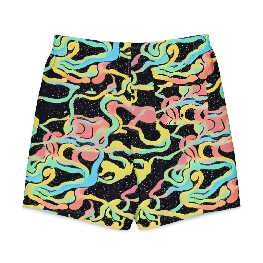 Mcguire Wavelength on Men's Board Shorts — Back