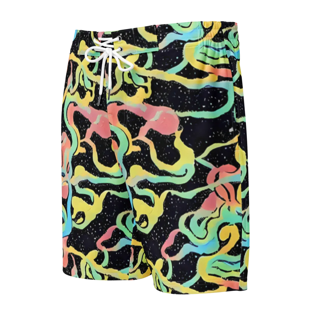 Mcguire Wavelength on Men's Board Shorts — Front