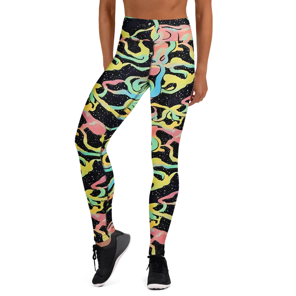Mcguire Wavelength on Yoga Leggings — Front