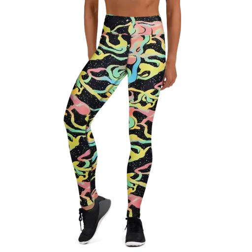 Mcguire Wavelength on a Yoga Leggings