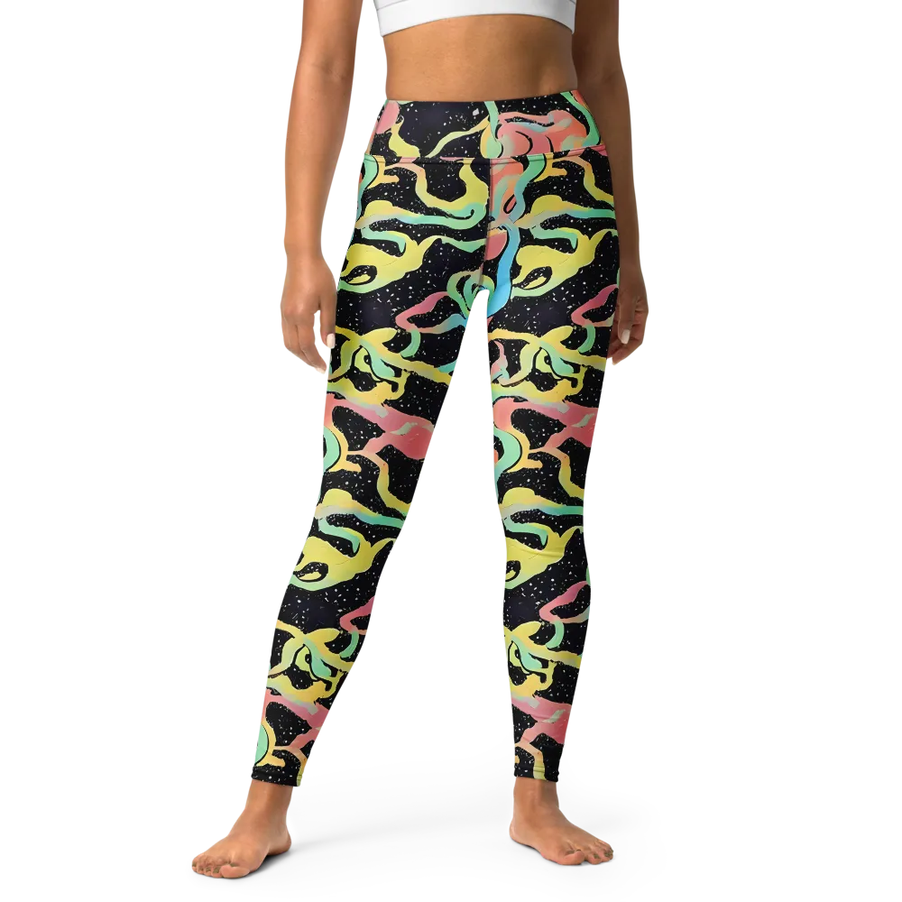 Mcguire Wavelength on Yoga Leggings — Front