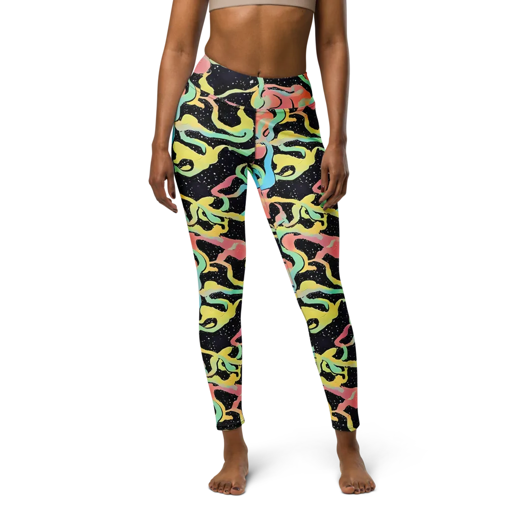Mcguire Wavelength on Yoga Leggings — Front