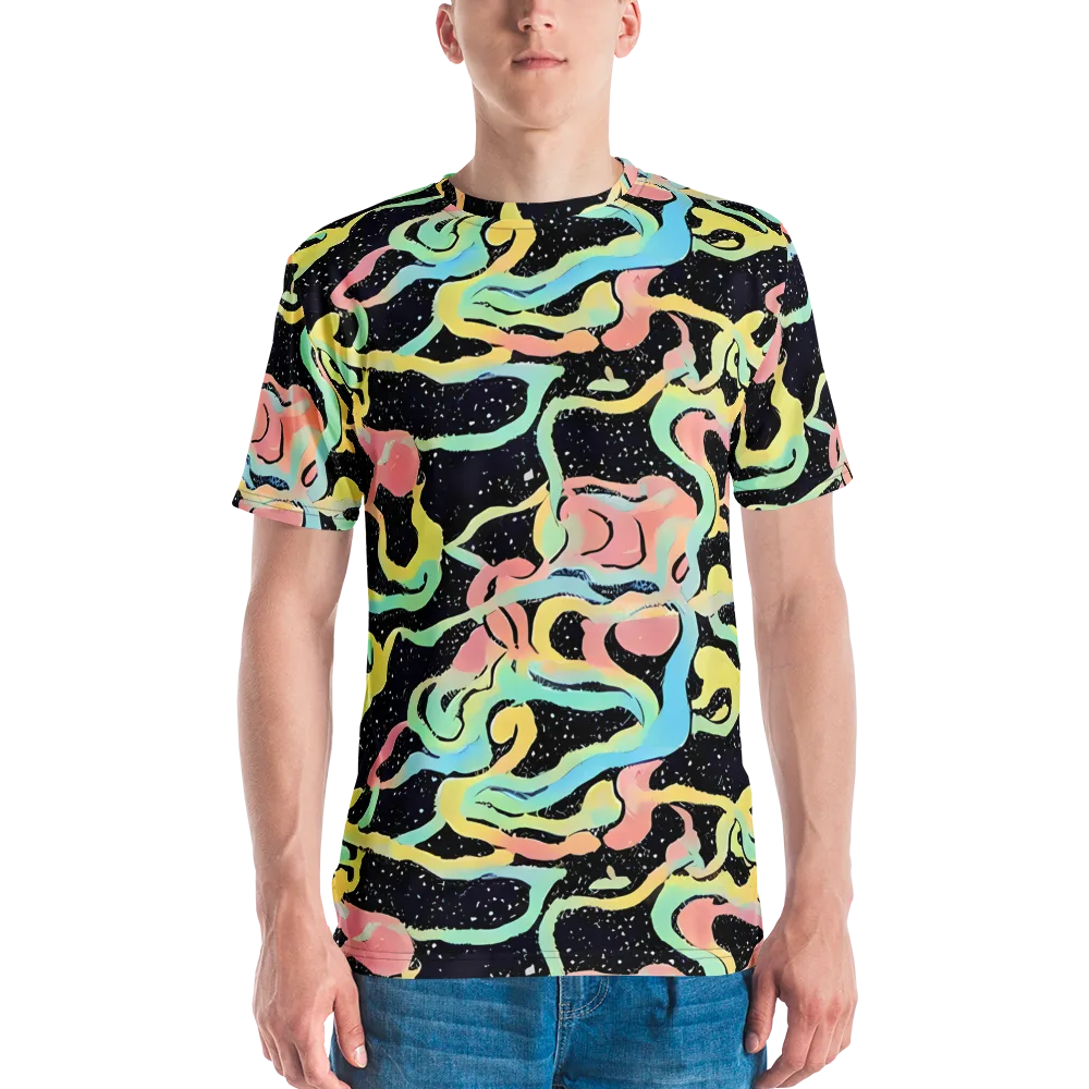 Mcguire Wavelength on Men's Crew Neck T-Shirt — Front