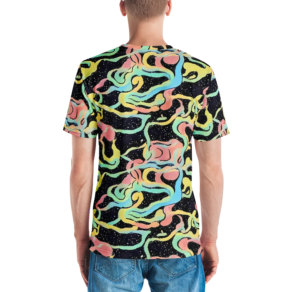 Mcguire Wavelength on Men's Crew Neck T-Shirt — Back
