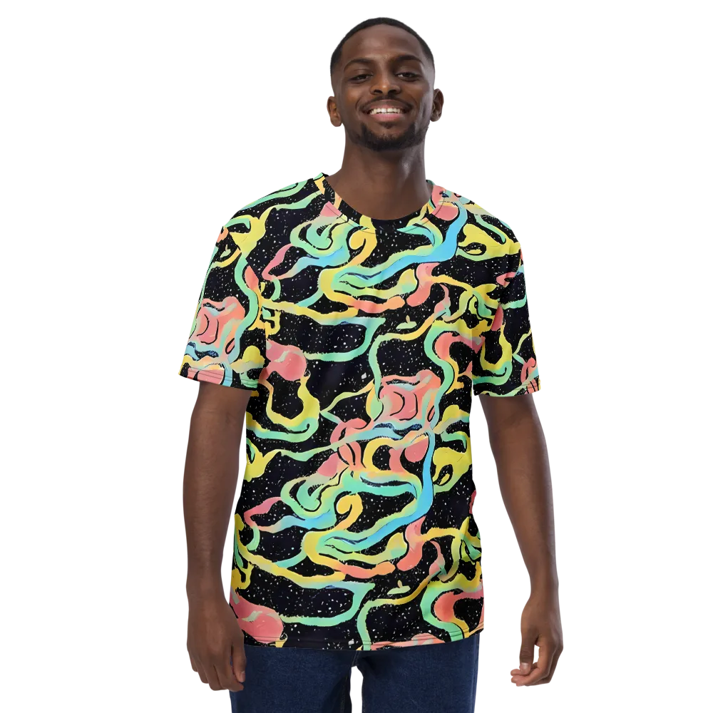 Mcguire Wavelength on Men's Crew Neck T-Shirt — Front