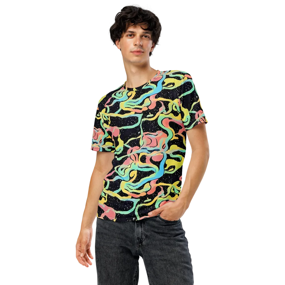 Mcguire Wavelength on Men's Crew Neck T-Shirt — Front