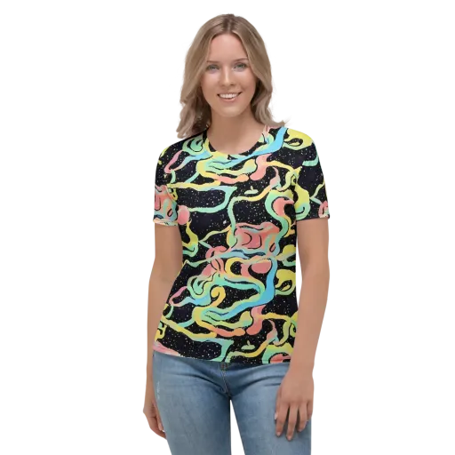 Mcguire Wavelength on a Women's Crew Neck T-Shirt