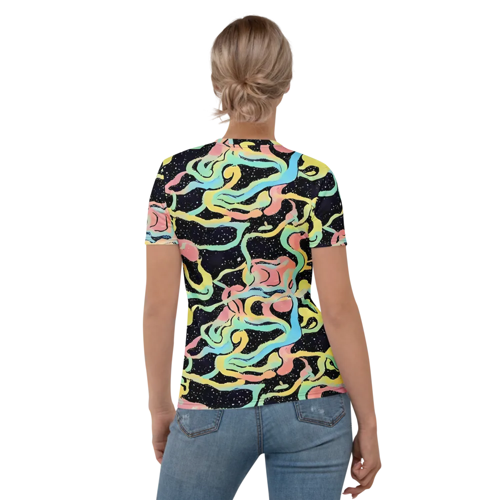 Mcguire Wavelength on Women's Crew Neck T-Shirt — Back