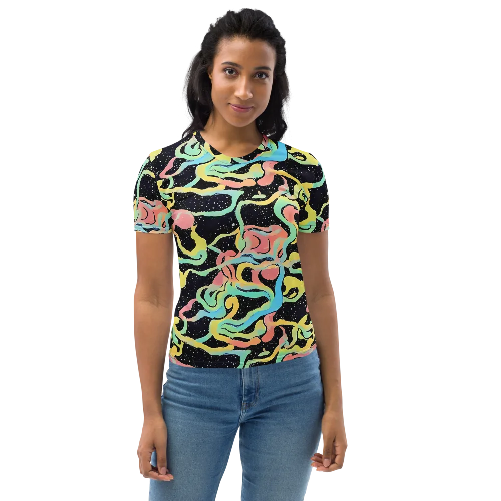 Mcguire Wavelength on Women's Crew Neck T-Shirt — Front