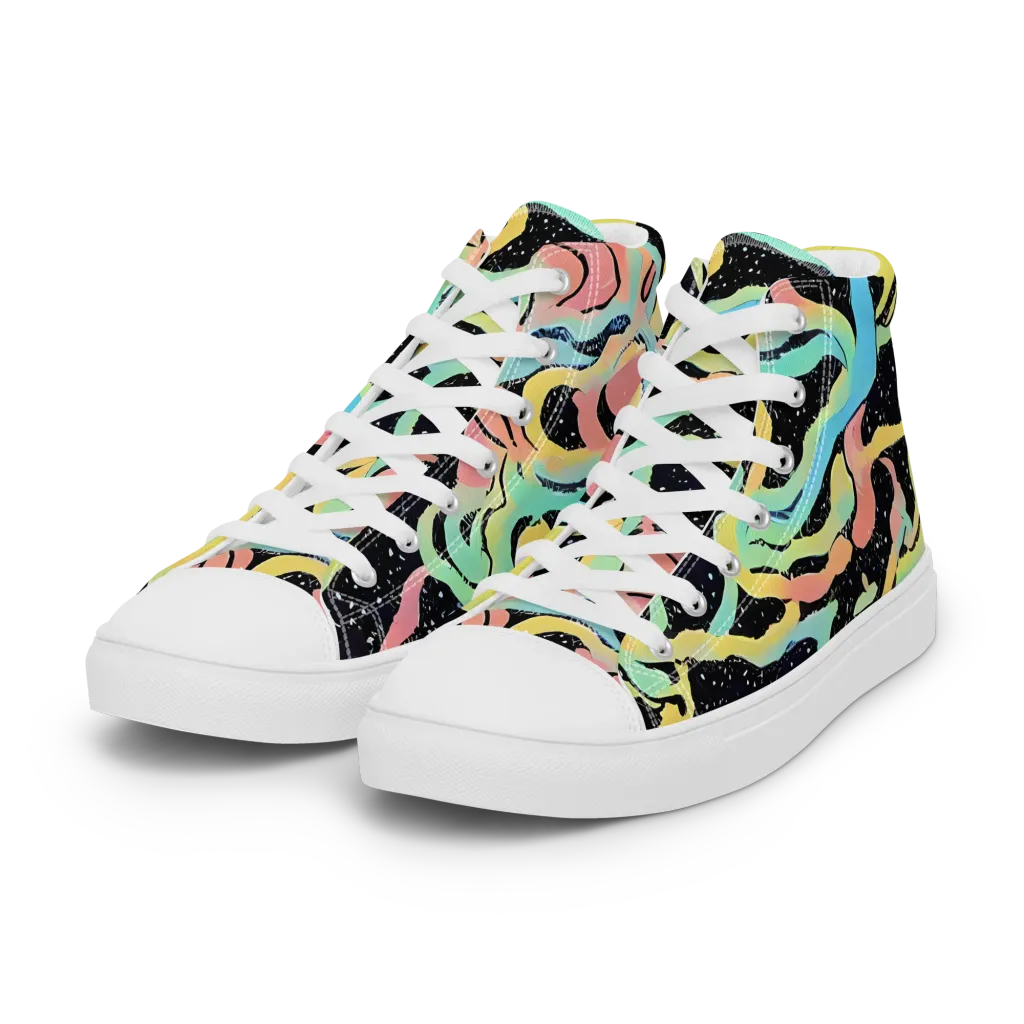 Mcguire Wavelength on Women's High Top Canvas Shoes — Left Front