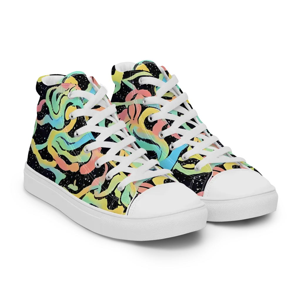 Mcguire Wavelength on Women's High Top Canvas Shoes — Right Front