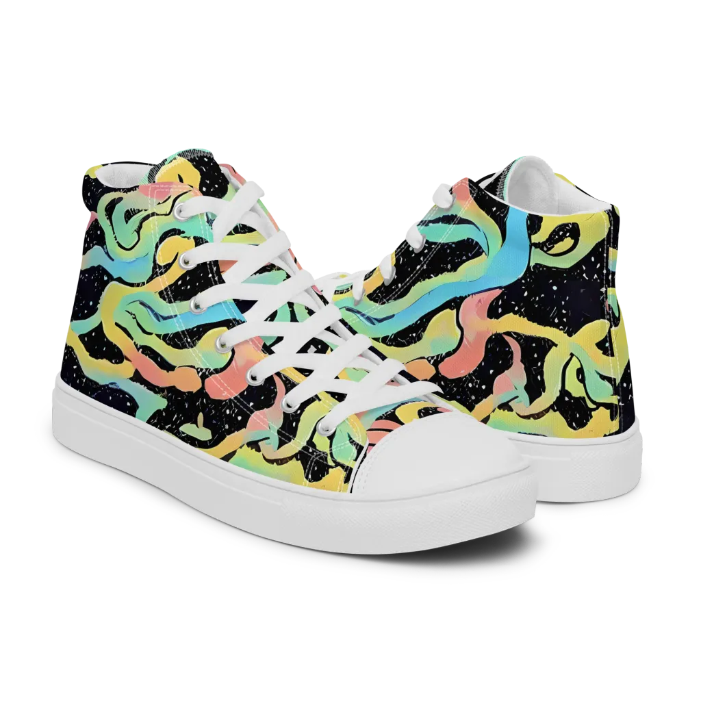 Mcguire Wavelength on Women's High Top Canvas Shoes — Right