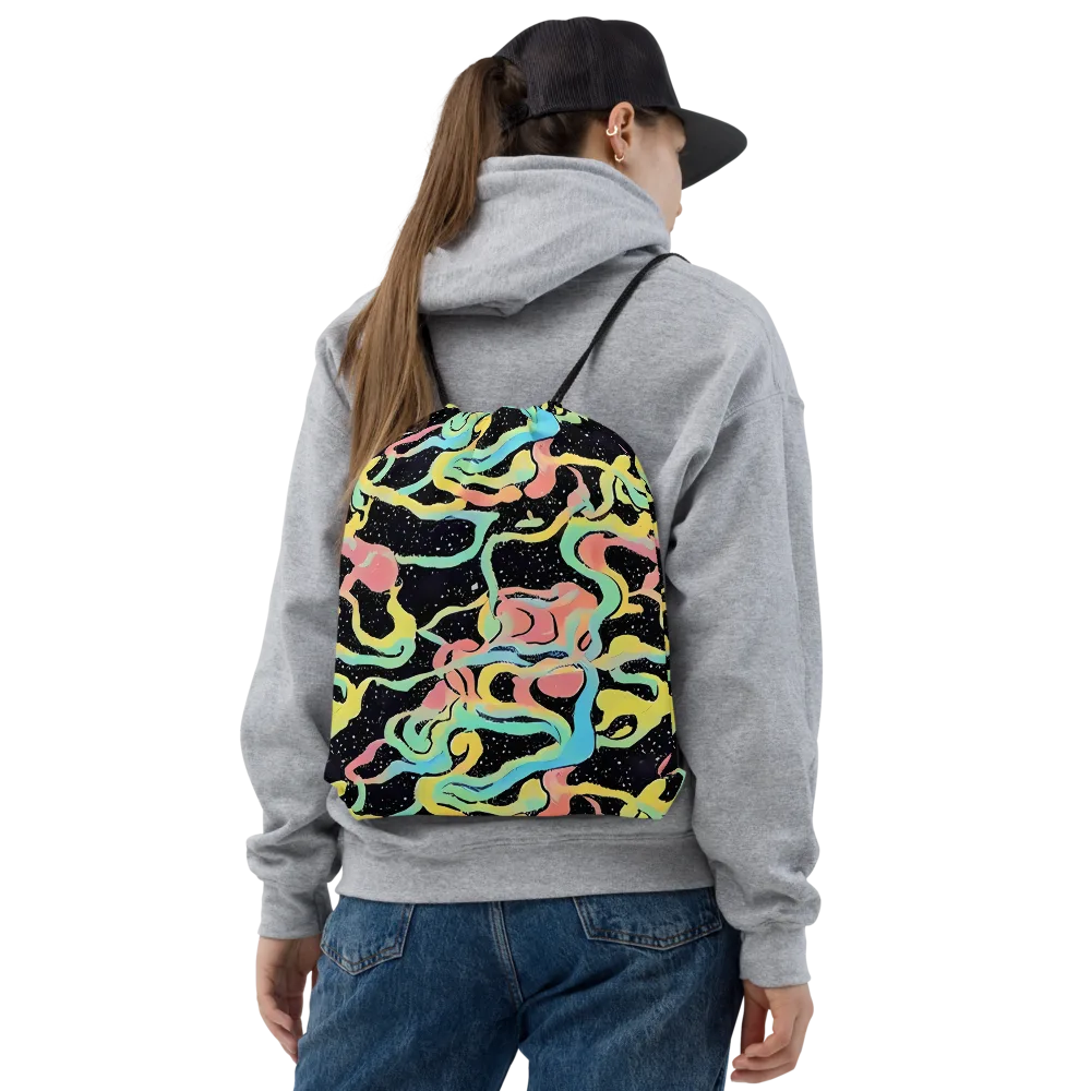 Mcguire Wavelength on Drawstring Bag — Front
