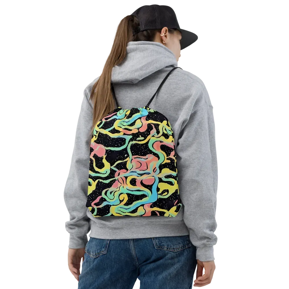 Mcguire Wavelength on Drawstring Bag — Front