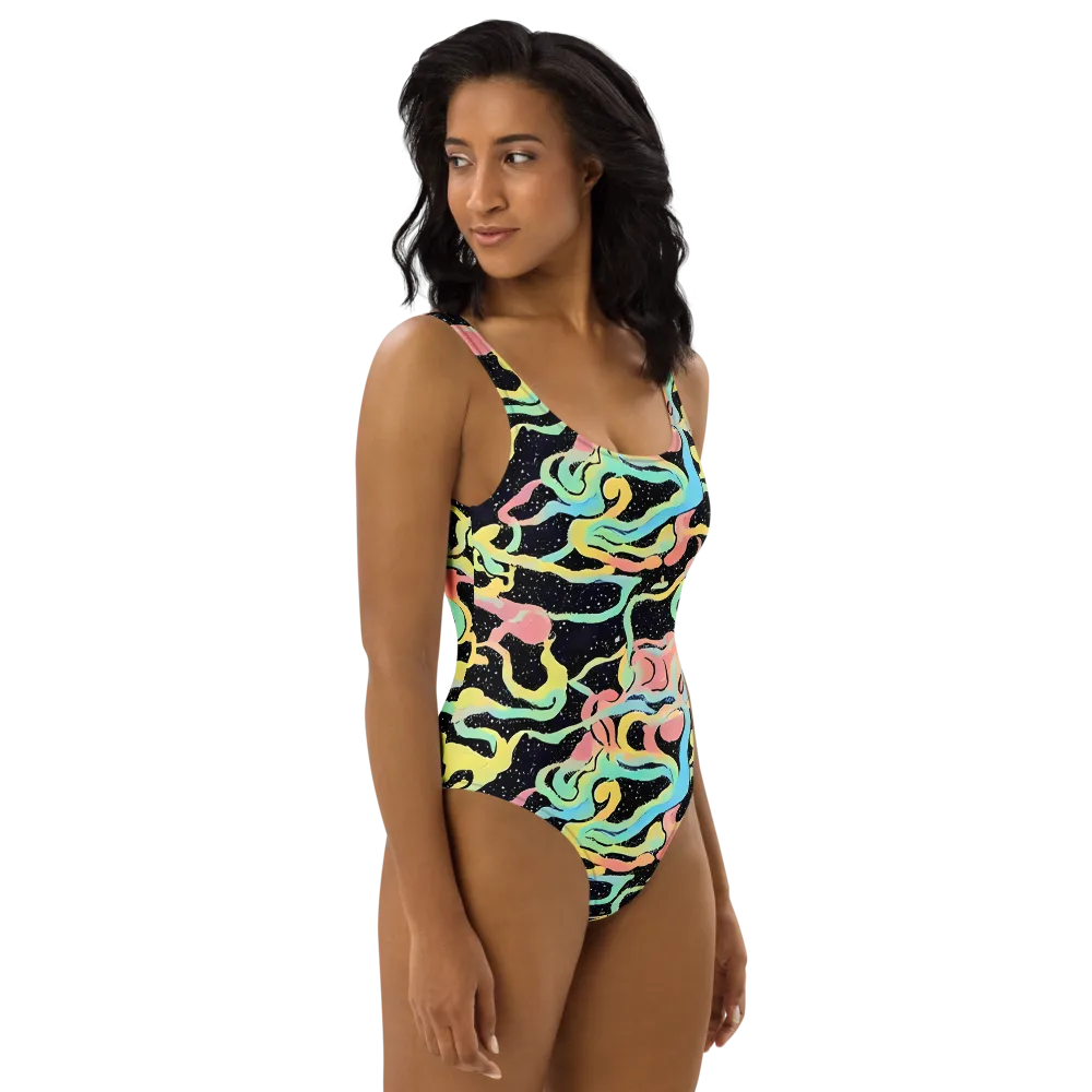 Mcguire Wavelength on One-Piece Swimsuit — Right