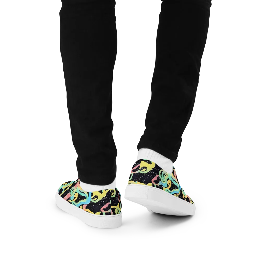 Mcguire Wavelength on Men's Lace-Up Canvas Shoes — Back