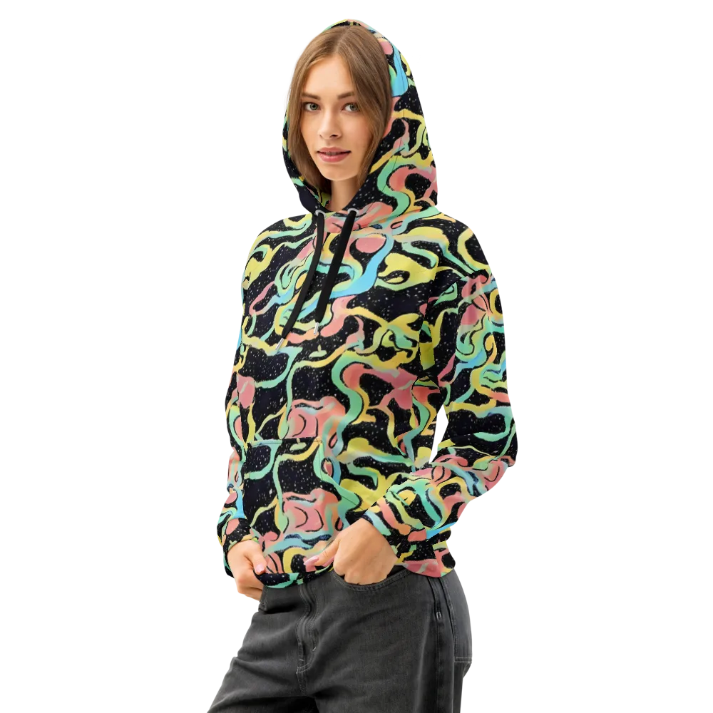 Mcguire Wavelength on Cotton Hoodie — Left Front