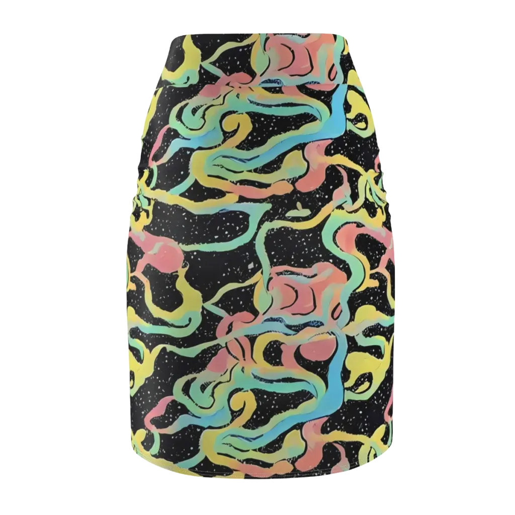 Mcguire Wavelength on Pencil Skirt — Back