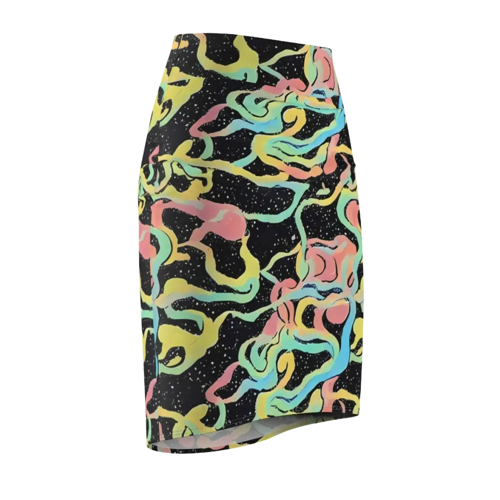 Mcguire Wavelength on Pencil Skirt — Front Side