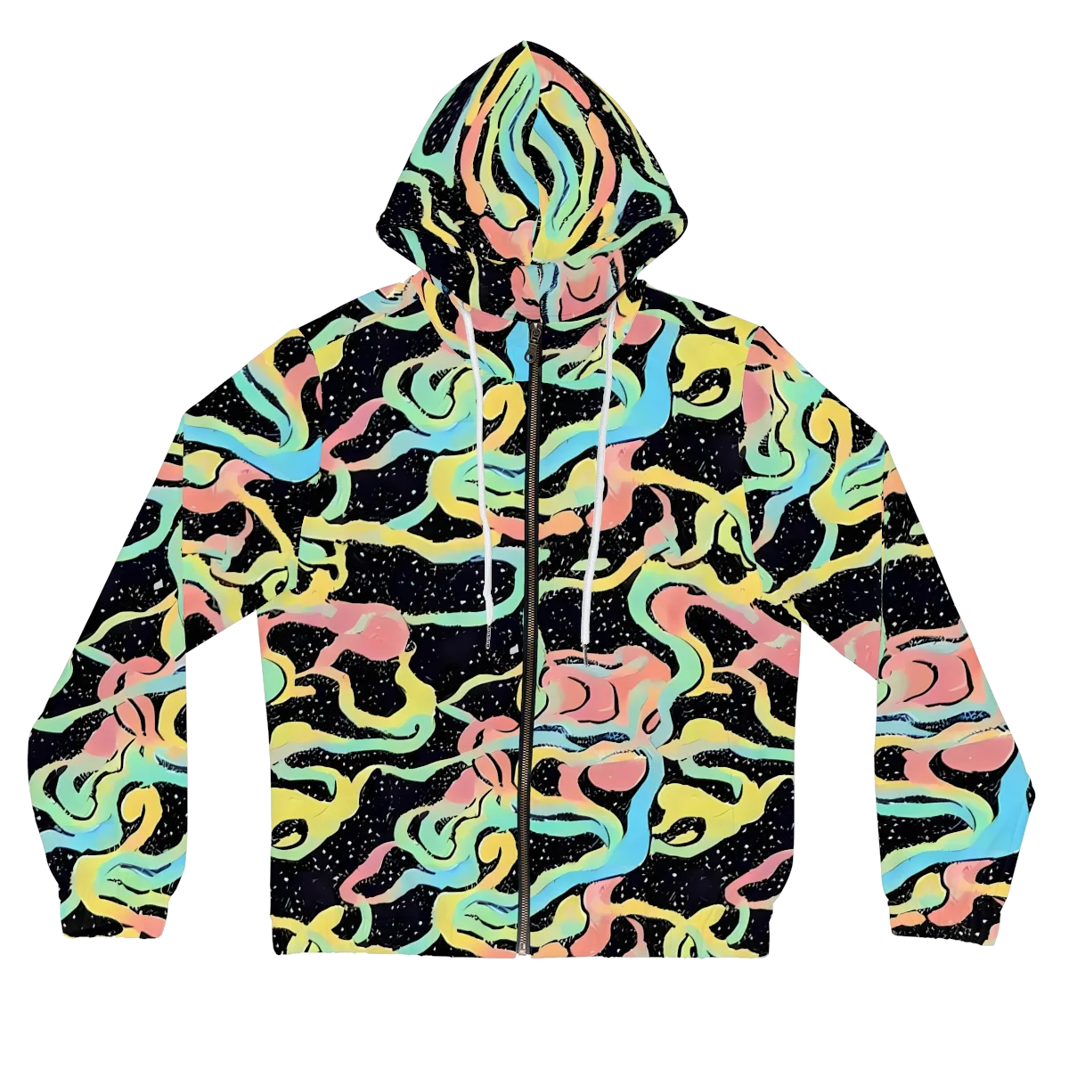 Mcguire Wavelength on Women's Full-Zip Hoodie — Front