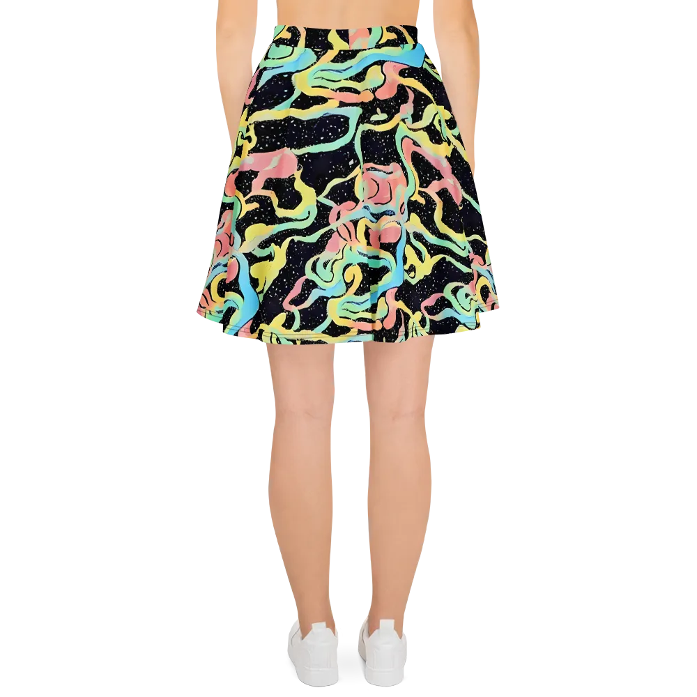 Mcguire Wavelength on Skater Skirt — Back