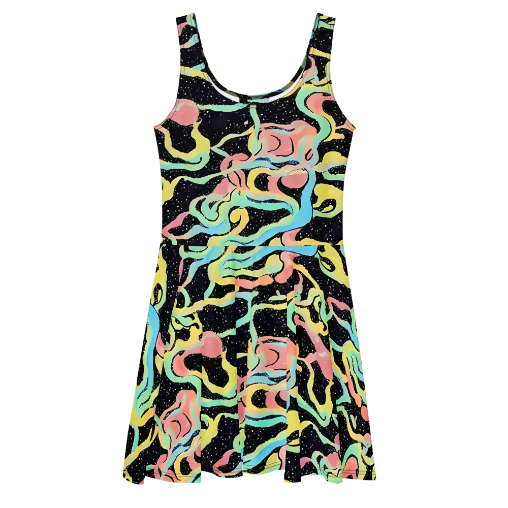 Mcguire Wavelength on Skater Dress — Front