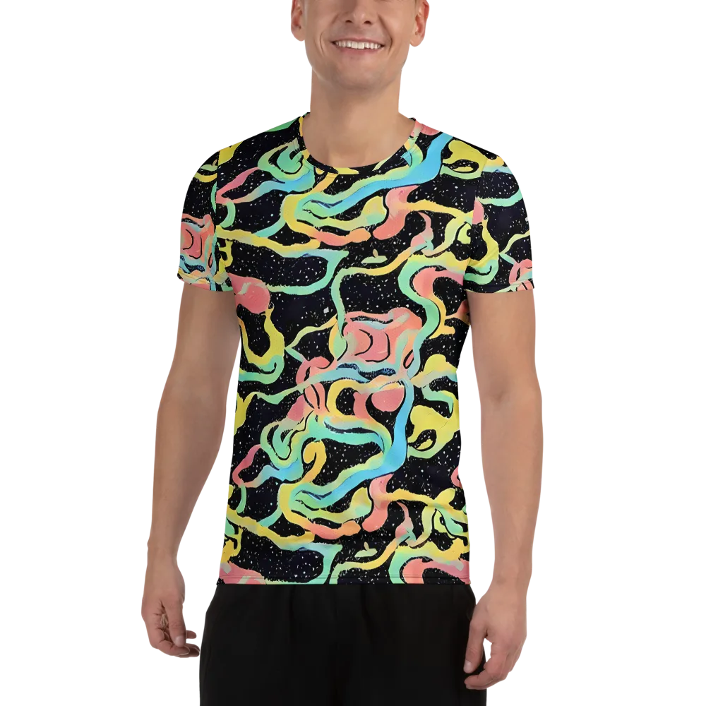 Mcguire Wavelength on Men's Athletic T-Shirt — Front