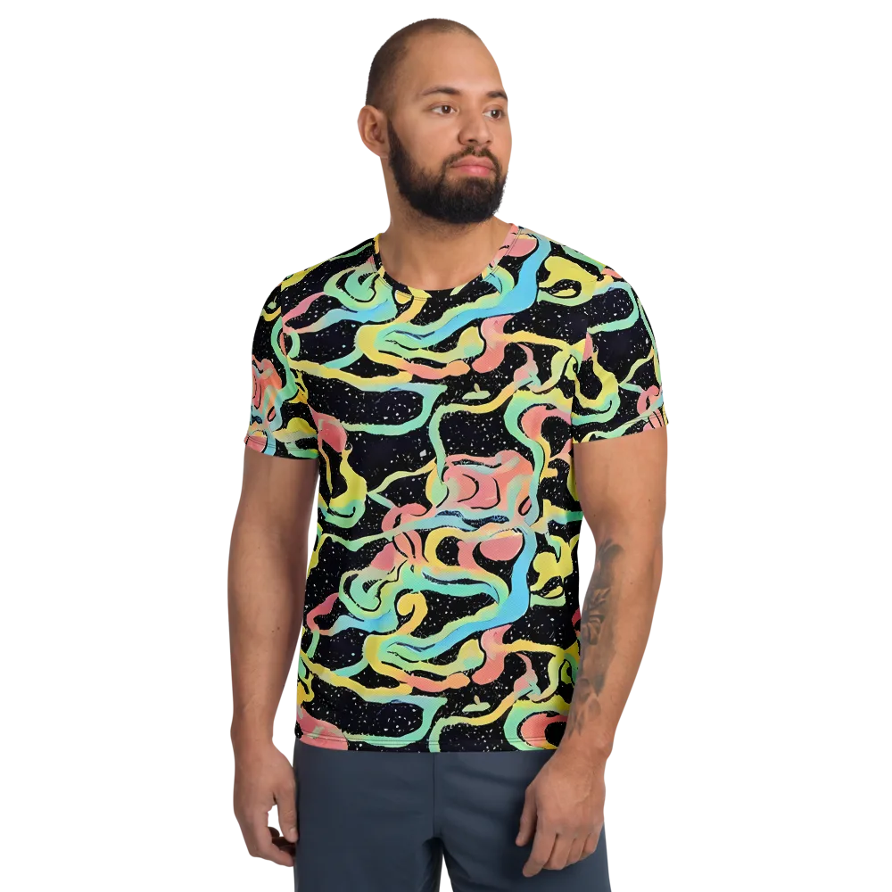 Mcguire Wavelength on Men's Athletic T-Shirt — Front