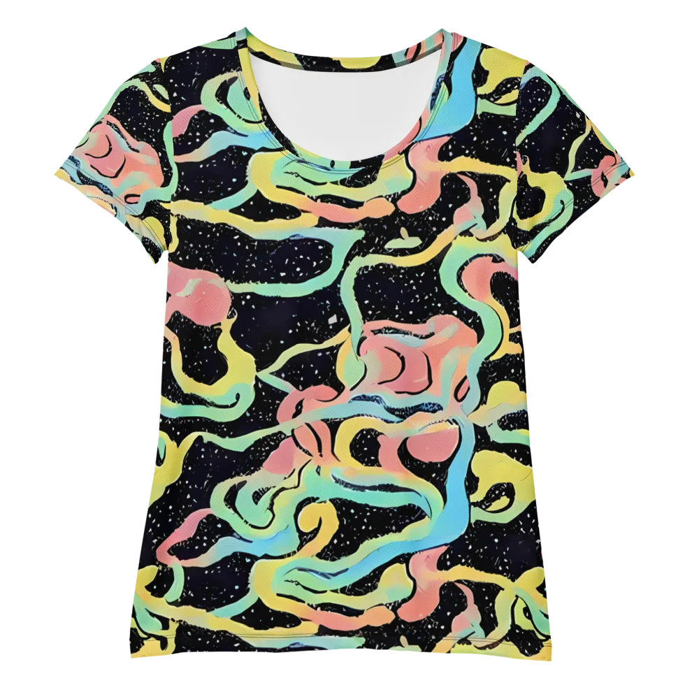 Mcguire Wavelength on Women's Athletic T-Shirt — Front