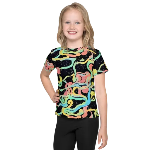 Mcguire Wavelength on a Kids Crew Neck T-Shirt