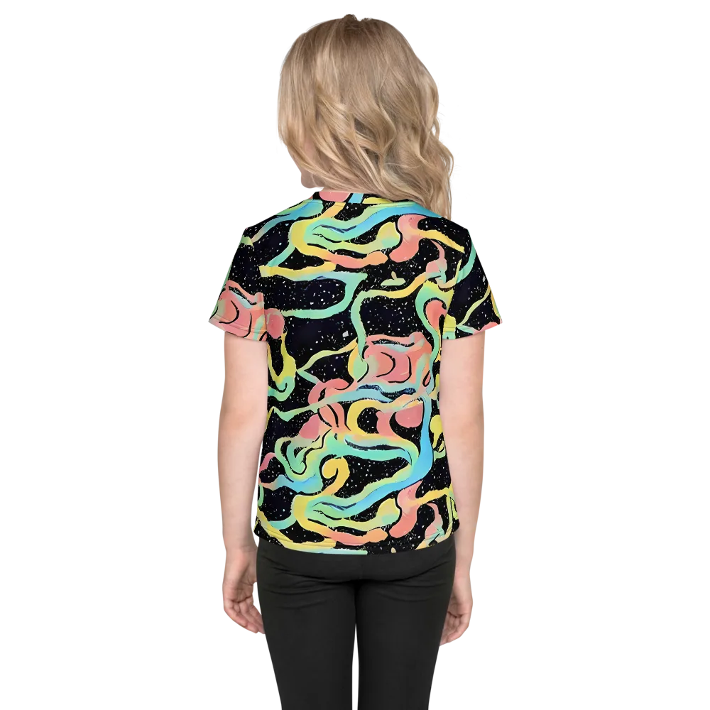 Mcguire Wavelength on Kids Crew Neck T-Shirt — Back