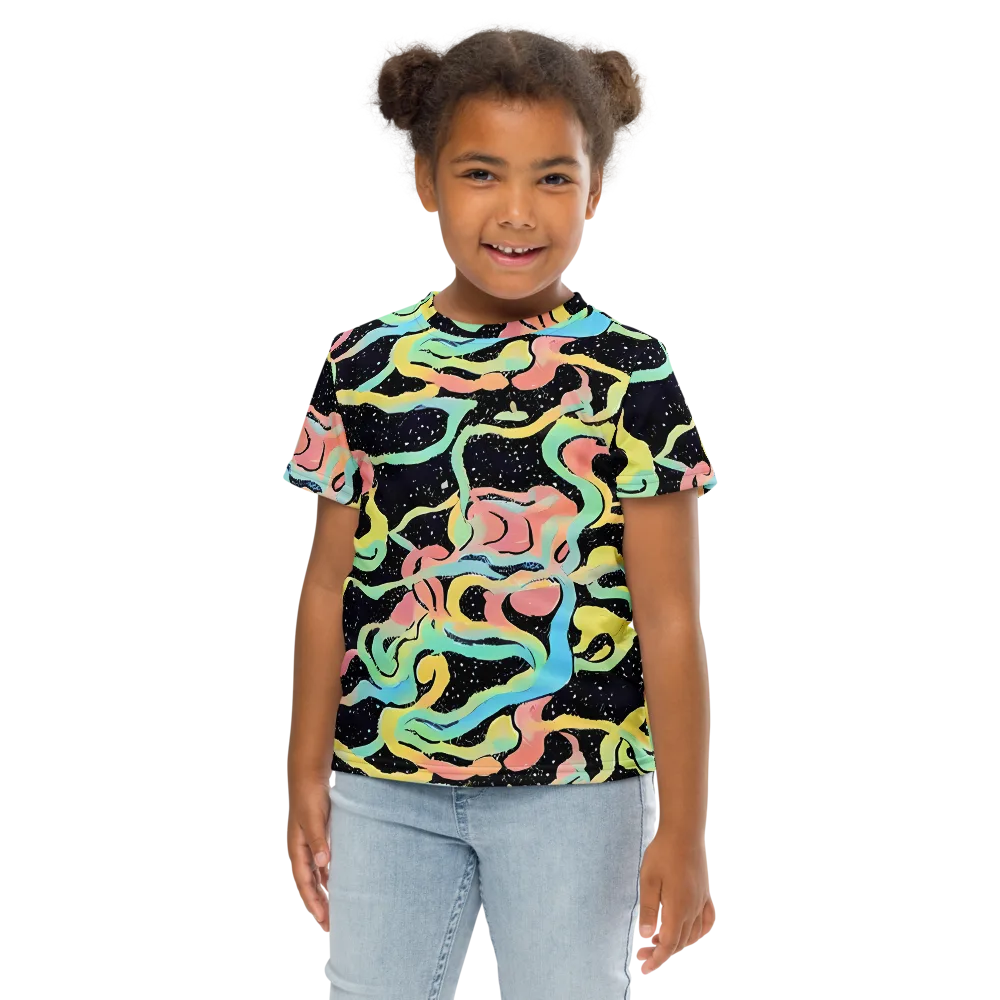 Mcguire Wavelength on Kids Crew Neck T-Shirt — Front